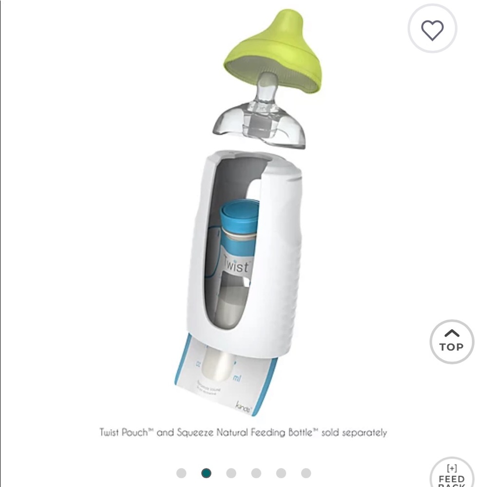Kinde Twist pump and feed baby bottles